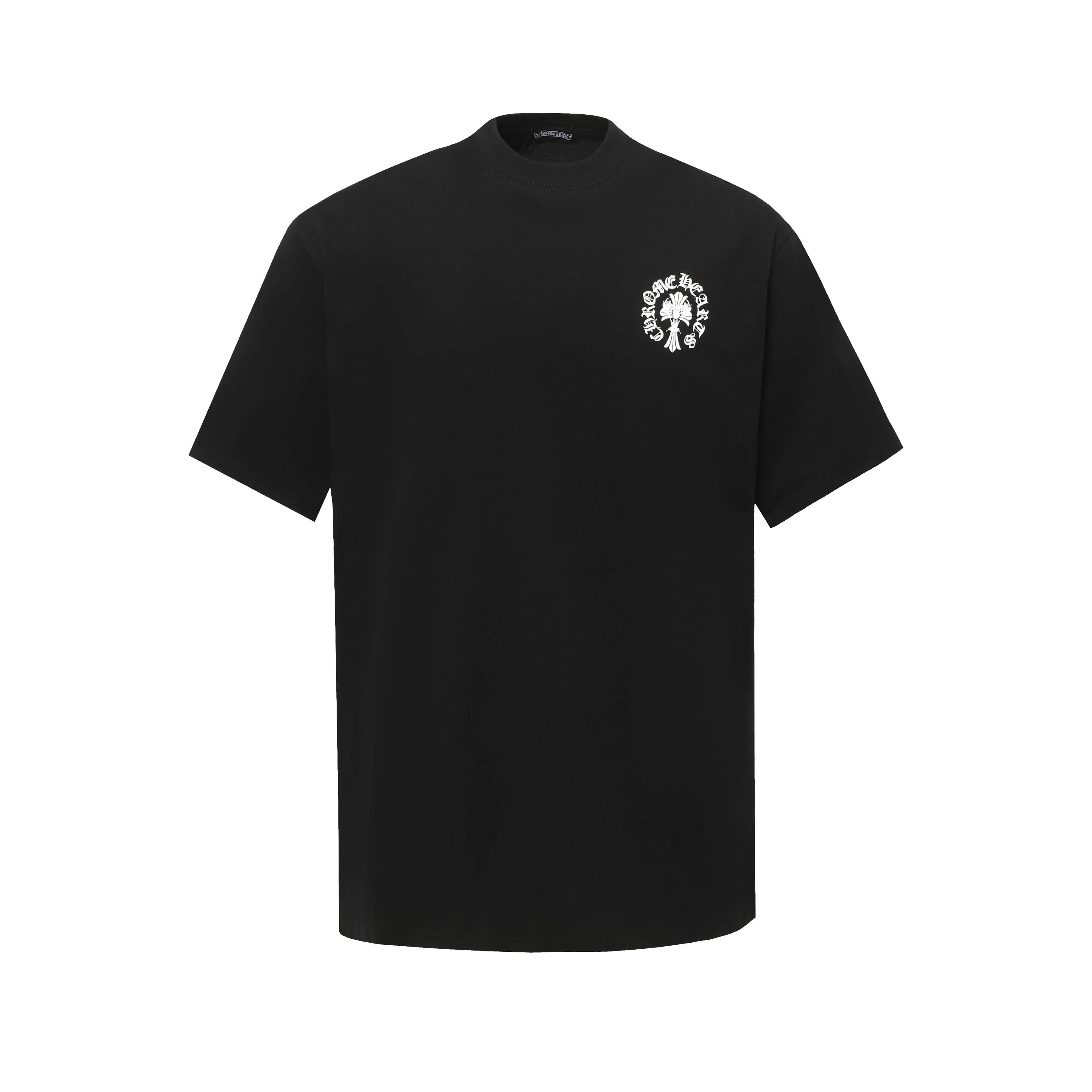 P150 Chrome Hearts* Chrome Hearts are made of 300g double yarn fabric, 1*1 Solona rib, imported digital white ink direct printing, in the perfect blend of fashion and science, a feast of precision and color, high-definition color details, green and environmentally friendly concepts, loose version, same style for men and women. Color: Black White Size: XS S M L